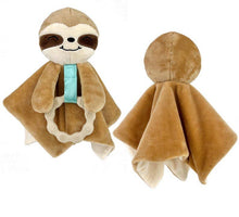 Penguin Waddle Baby Boutique - Scout Sloth Lovey - Minky Baby Teething Toy Security Blanket