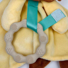 Penguin Waddle Baby Boutique - Lennox Lion Lovey - Plush Teething Toy Security Blanket