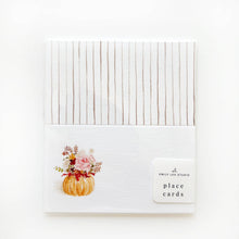 emily lex studio - Pumpkin bouquet place cards