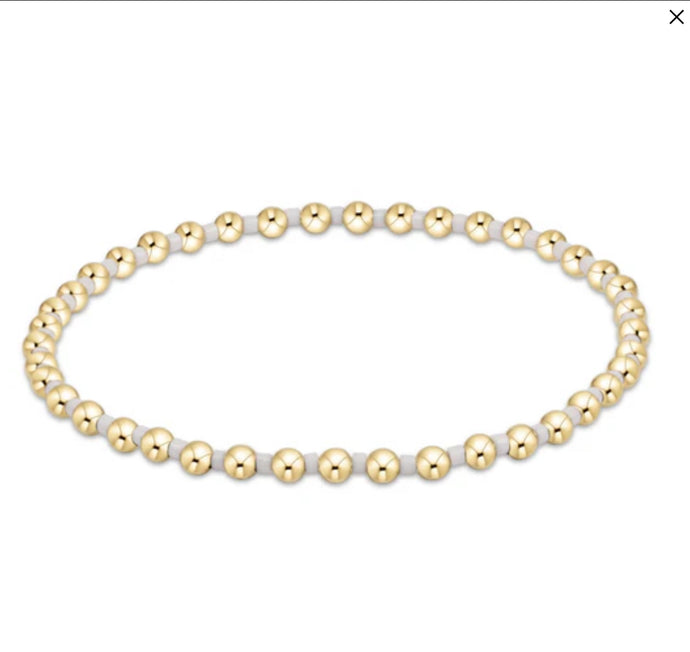 Hope Grateful Bracelet - White