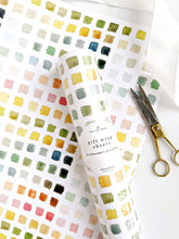 Paint swatch gift wrapping paper