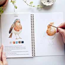 eBirds watercolor workbook