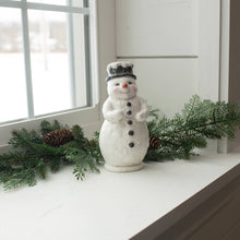 8" RED NOSE SNOWMAN