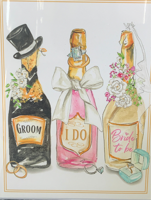 Greeting Card - Wedding Bottles