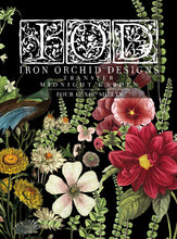 Midnight Garden Four 12" x 16" Decor Transfer™