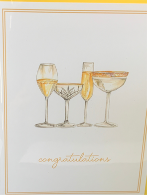 Greeting Card - Congratulations Champagne