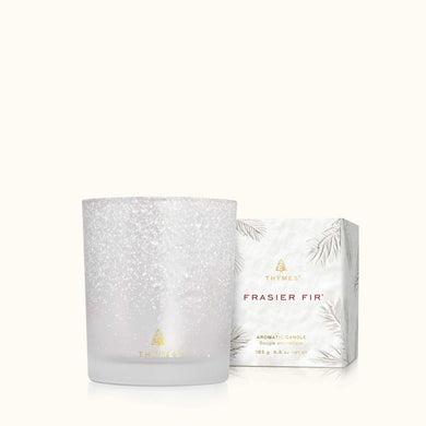 Frasier Fir Flocked Candle 6.5