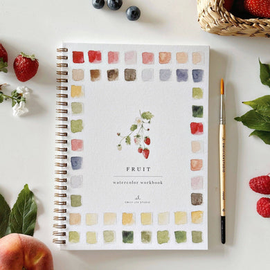 emily lex studio - Fruit watercolor workbook