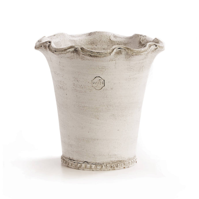 Napa Home & Garden - Wakefield Handmade Festonee Vase #4 White