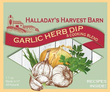 Halladays Harvest Barn - Garlic Herb Dip & Seasoning Blend