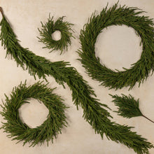 Ragon House - 12" SOFT TOUCH NORFOLK PINE CANDLE RING