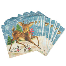 Primitives by Kathy - Retro Deer Beverage Napkin