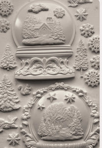 SNOW GLOBES IOD 6×10 DECOR MOULDS™