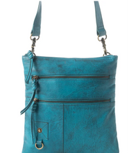 Teal Stone Mesa Leather Crossbody Bag