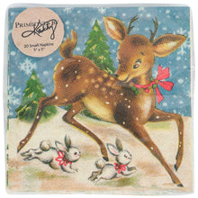 Primitives by Kathy - Retro Deer Beverage Napkin