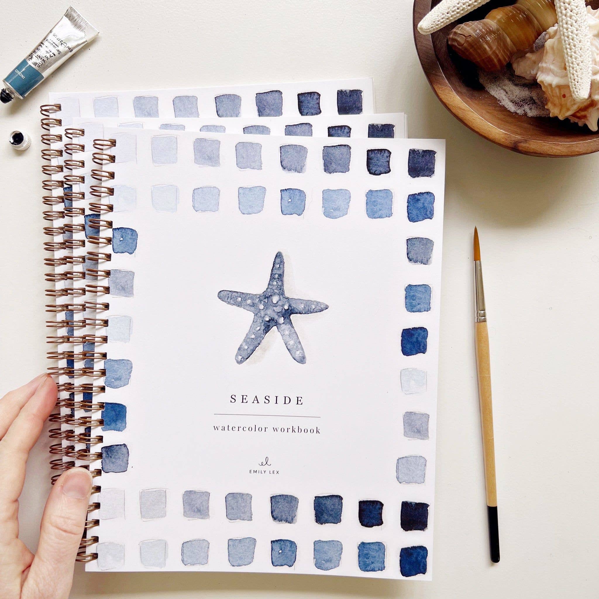 emily lex studio - seaside watercolor workbook – Signature Finishes