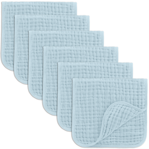 Comfy Cubs - Muslin Burp Cloths by Comfy Cubs: Blush / 6-Pack 20”X10”