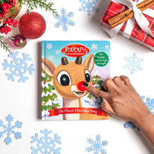 Simon & Schuster - Rudolph the Red-Nosed Reindeer: The Classic Christmas Song - Light and Sound Book for Toddlers, Christmas Theme Board Book by: Board Books; 10 pages / English
