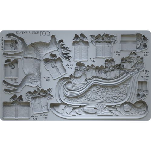 Santa's Sleigh 6×10 DECOR MOULDS™