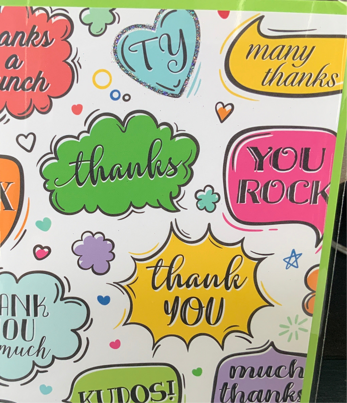 Greeting Card - Thanks a Bunch