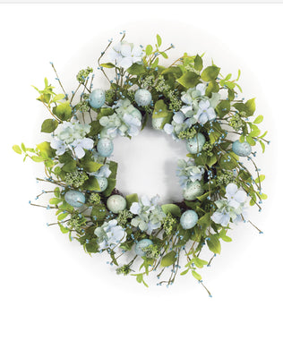 Egg/Floral Wreath 22” Diameter