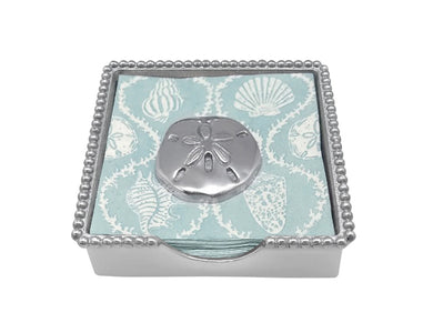 Sand Dollar Beaded Napkin Set