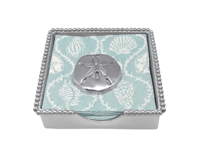 Sand Dollar Beaded Napkin Set