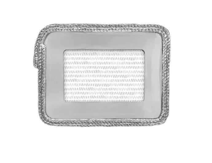 Rope Statement 4” x 6” Engravable Picture Frame