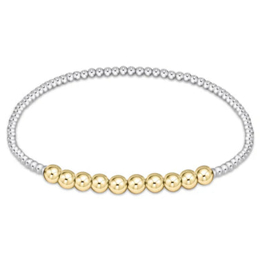 enewton Classic Beaded Bliss 2mm Bead Bracelet - 4 mm Mixed Metal