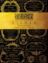 Gilded Etiquettes TRANSFER™ Four 12" X 16" SHEETS