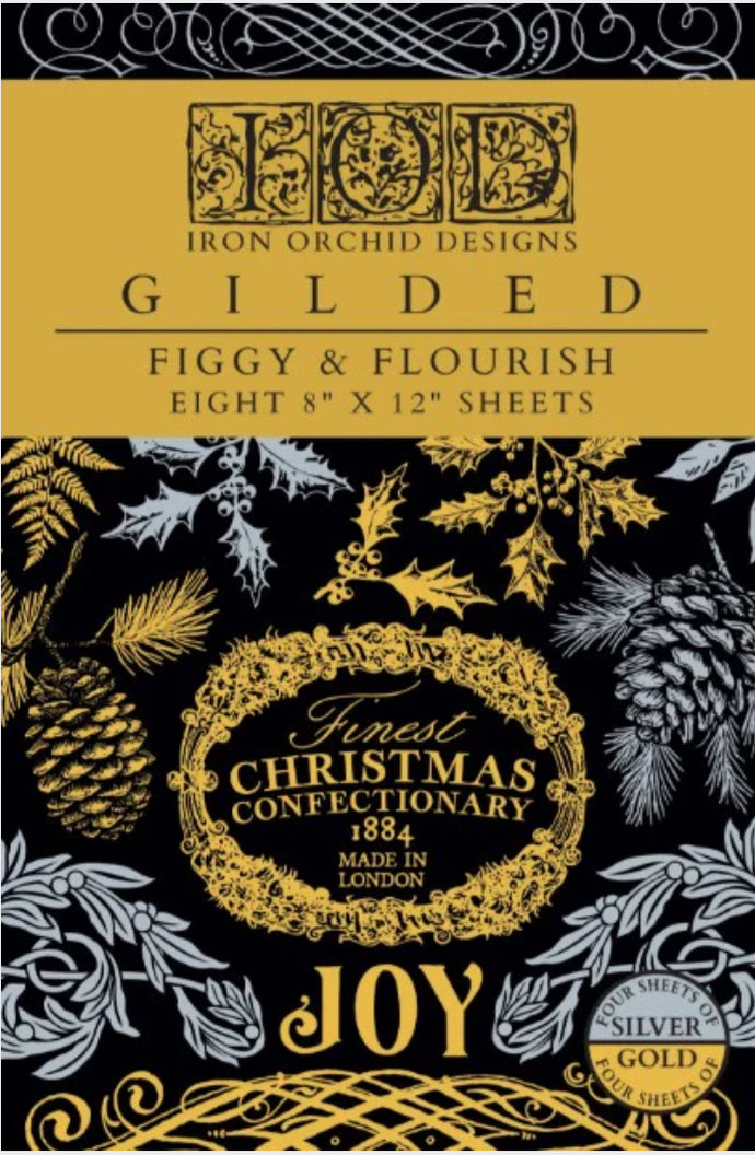 Figgy & Flourish Gilded IOD Foil TRANSFER™ Four 8