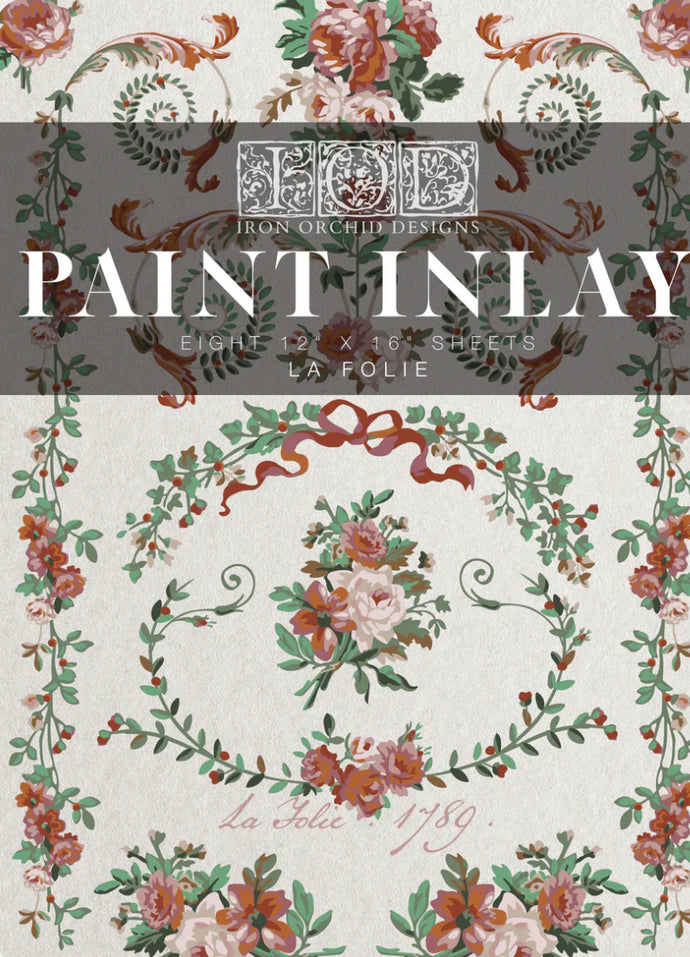 LA FOLIE Paint Inlay Eight 12 x 16 Pad