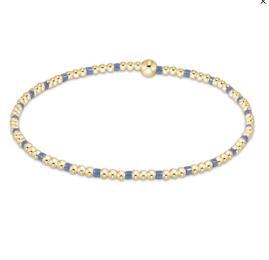 Hope Sincerity Pattern Bracelet - Bright Blue