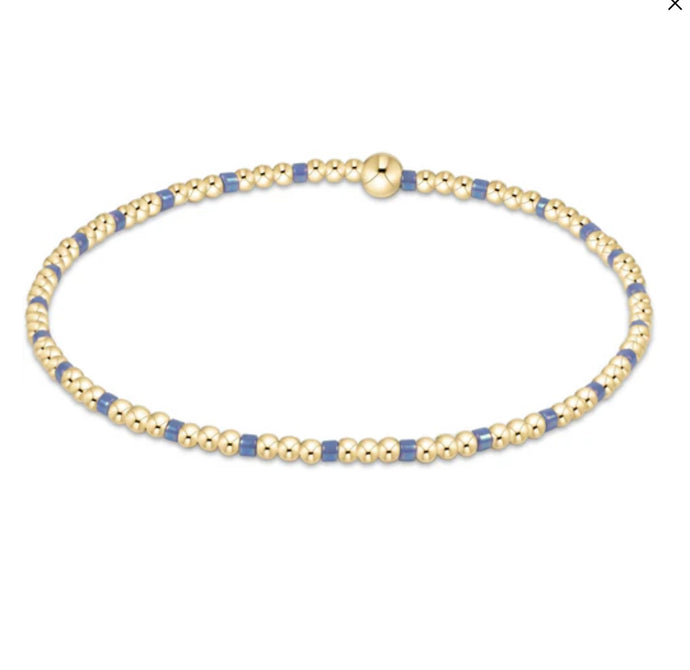 Hope Sincerity Pattern Bracelet - Bright Blue