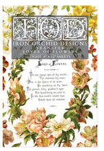 Lover of Flowers TRANSFER™ EIGHT 8" X 12" SHEETS