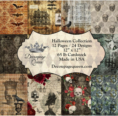 Decoupage Queen - Halloween Mini Scrapbook Set