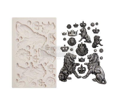 Redesign Decor Moulds-  5” x 8” - Regal Lions