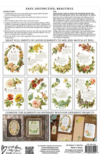 Lover of Flowers TRANSFER™ EIGHT 8" X 12" SHEETS