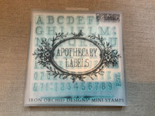 Apothecary Labels 6×6 IOD STAMP