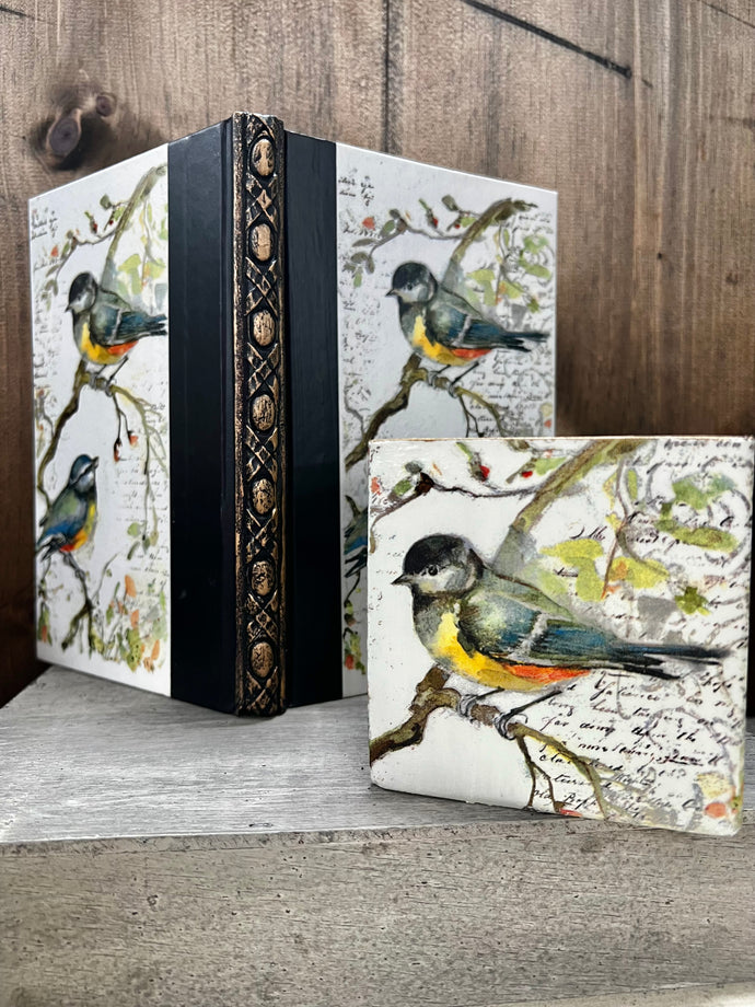 Decoupaged Book Art
