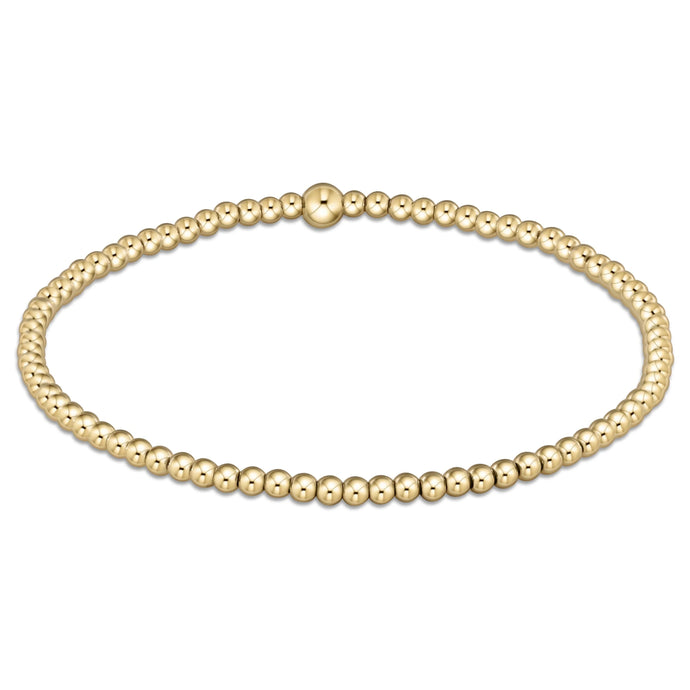 Classic Gold 6 mm Bead Bracelet