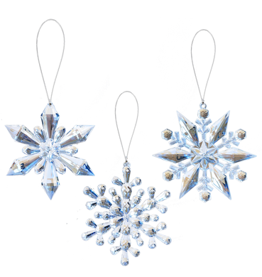 Snowflake Ornament Assorted small