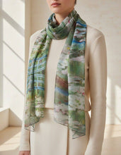 Claude Monet-Bridge over a Pond of Water Lilies Scarf