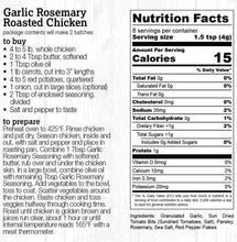 Halladays Harvest Barn - Garlic  Rosemary Roasted Chicken Seasoning