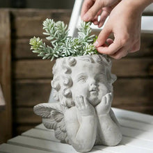 Vagabond Vintage - Cement Little Angel Planter: Large