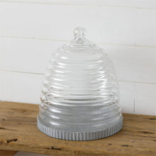 Bee Hive Glass Cloche
