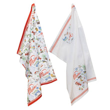 Boston International - ME Maine State Collection 28" Cotton Tea Towels Set Of 2