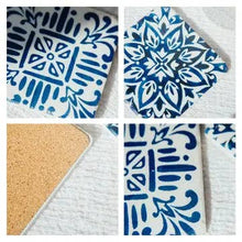 Vagabond Vintage - RESIN COASTERS-Set of 4: Star