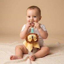 Penguin Waddle Baby Boutique - Lennox Lion Lovey - Plush Teething Toy Security Blanket