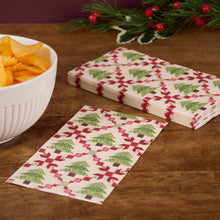 Primitives by Kathy - Tree Quilt Guest Napkin